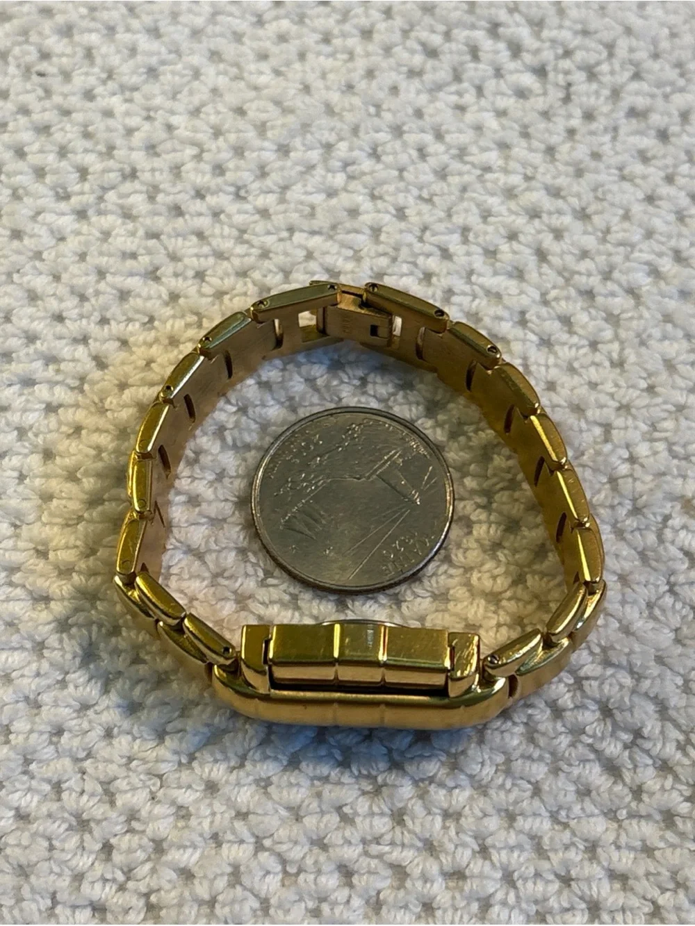 Vintage Gruen Gold Toned Peekaboo GR7301 Ladies Watch Japan Movement